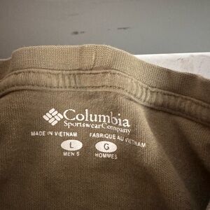 Columbia Men's Long Sleeve Tee - Tan